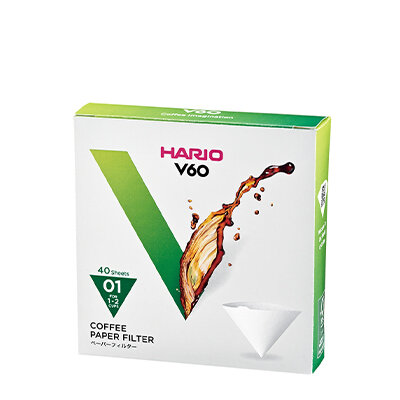 V60用ペーパーフィルター コーヒー関連 耐熱ガラスのhario ハリオ
