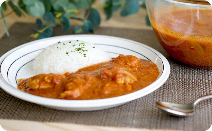 人気の本格バターチキンカレー